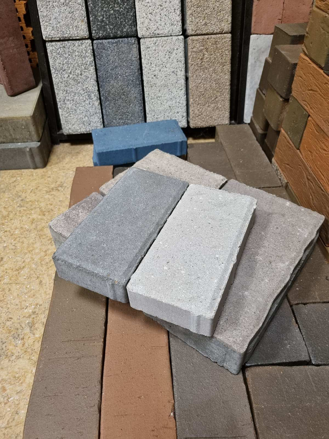 Брусчатка «Кирпич» 200x100x80 (3,68 кг.) белая