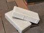 Брусчатка «Кирпич» 200x100x80 (3,68 кг.) белая
